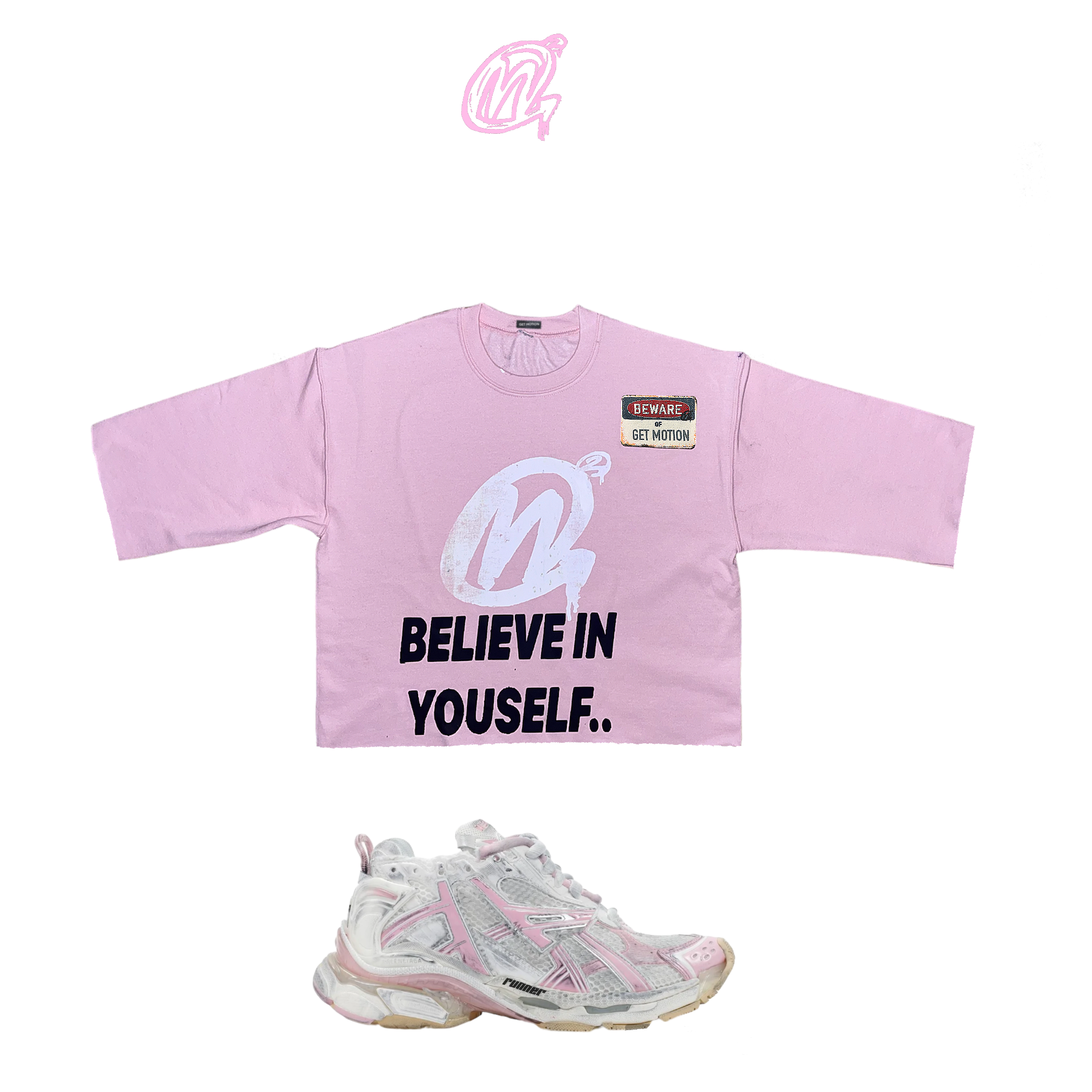 BNB oversized Crop shirt (unisex)